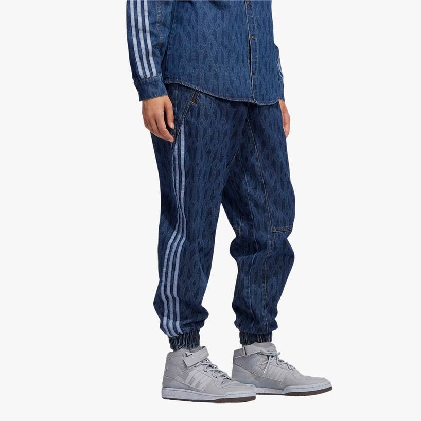 rinascente Adidas Originals Ivy Park Denim Monogram Track Pant