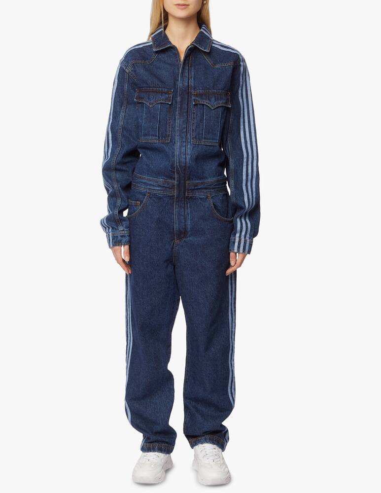 rinascente Adidas Originals Ivy Park Dark Blue Denim Jumpsuit
