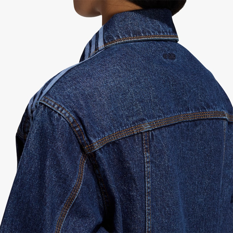 rinascente Adidas Originals Ivy Park Dark Blue Denim Jumpsuit