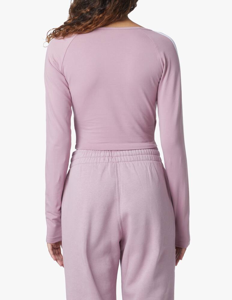 rinascente Adidas Originals Maglia a maniche lunghe in cotone - viola