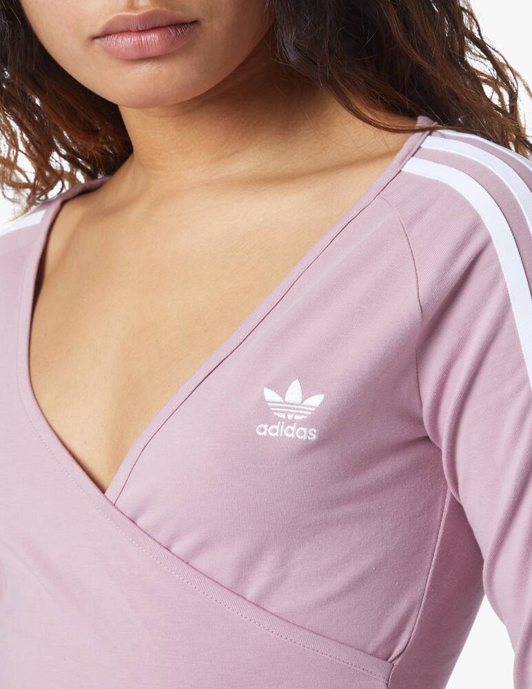 rinascente Adidas Originals Maglia a maniche lunghe in cotone - viola