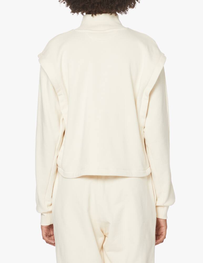 Adidas Originals Felpa girocollo in cotone - bianco - immagine 3 Adidas Originals Felpa girocollo in cotone - bianco - immagine 3