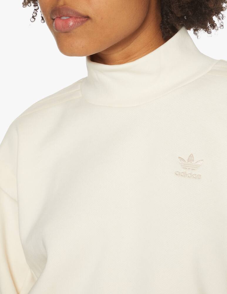 Adidas Originals Felpa girocollo in cotone - bianco - immagine 4 Adidas Originals Felpa girocollo in cotone - bianco - immagine 4