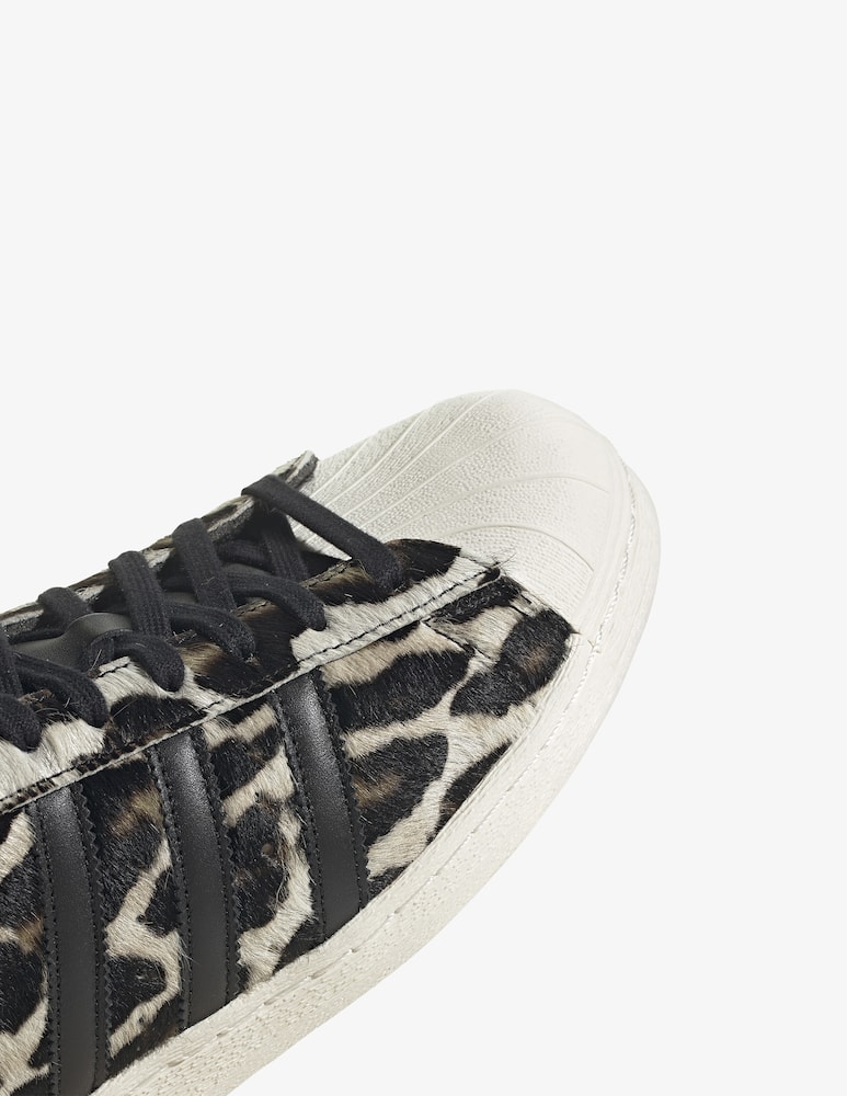 rinascente Adidas Originals Superstar with animalier detail sneakers - white