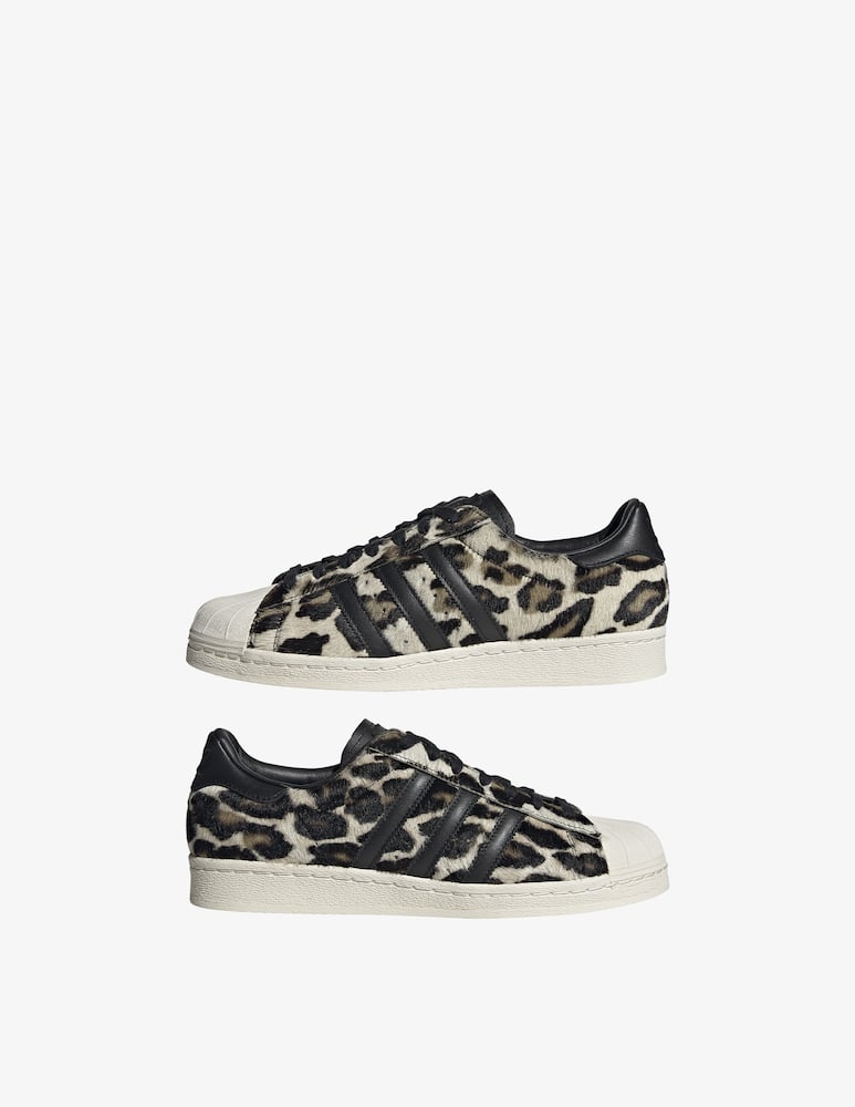 rinascente Adidas Originals Superstar with animalier detail sneakers - white