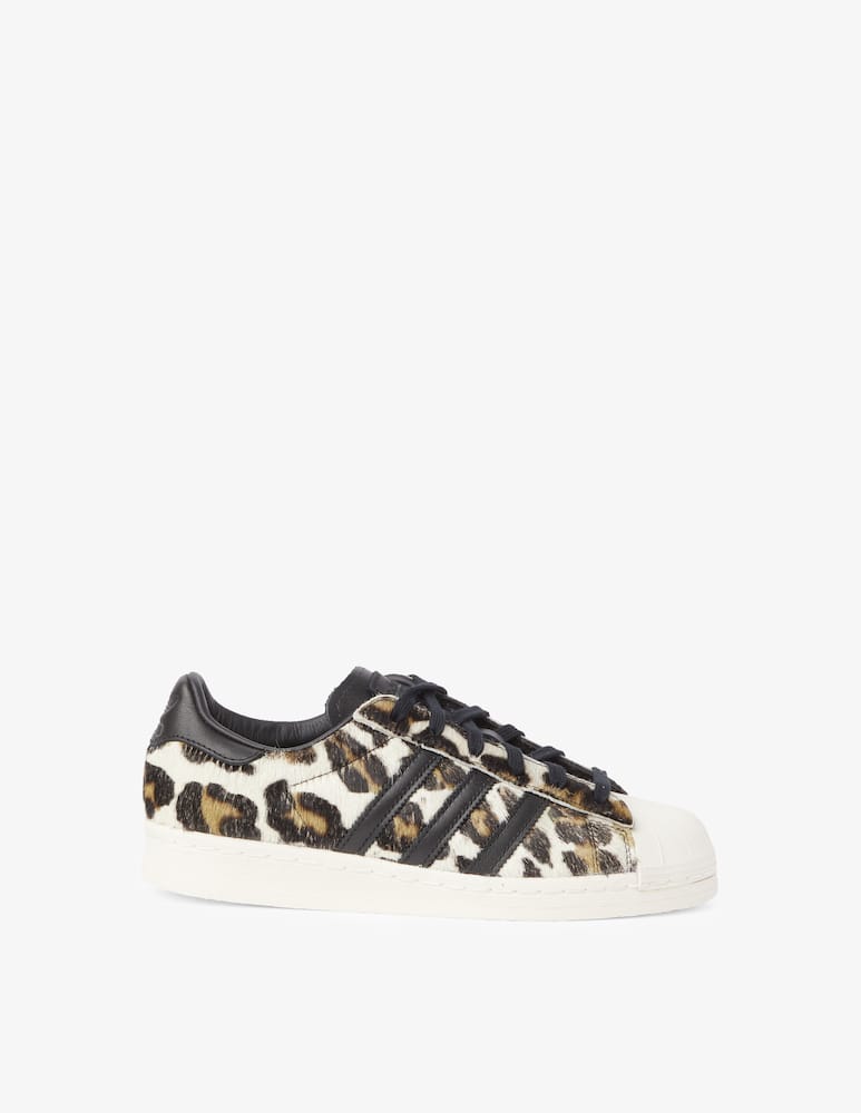 rinascente Adidas Originals Superstar with animalier detail sneakers - white