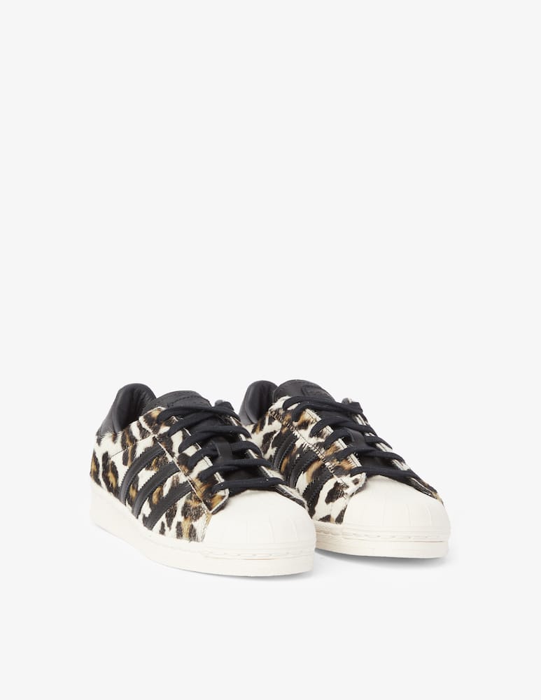 rinascente Adidas Originals Superstar with animalier detail sneakers - white