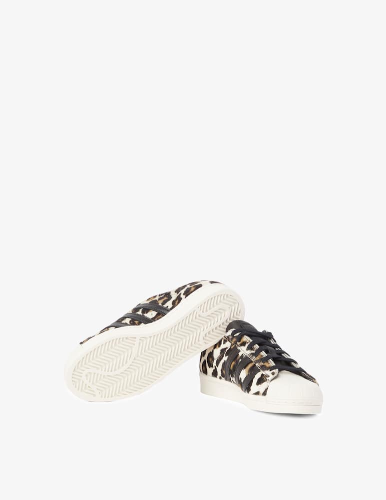 rinascente Adidas Originals Superstar with animalier detail sneakers - white