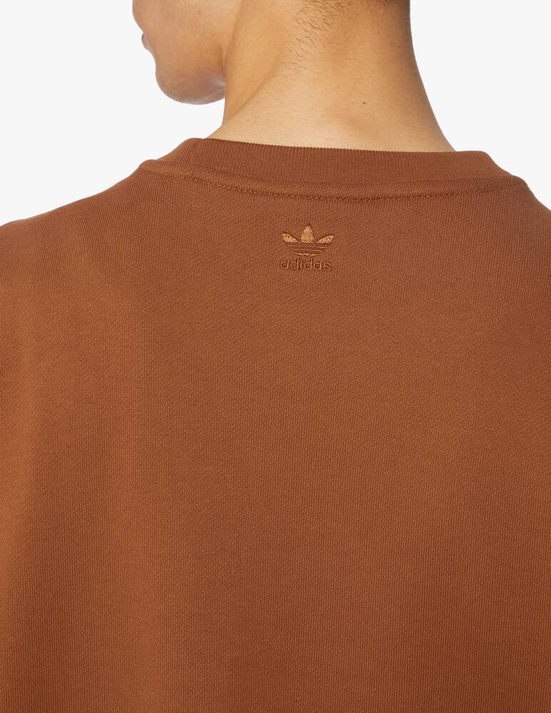 rinascente Adidas Originals Pharrel williams roundneck sweatshirt - brown