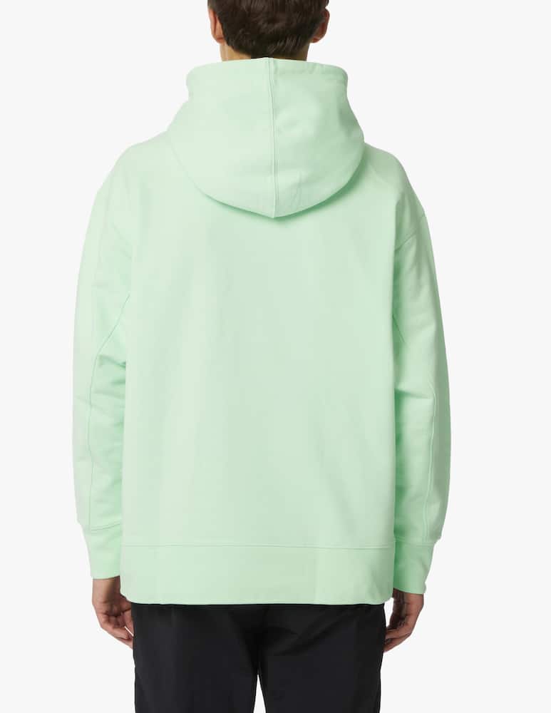 rinascente Adidas Y-3 Felpa con cappuccio classica logo frontale - verde