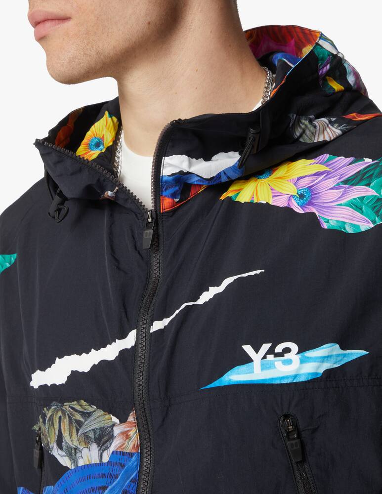 rinascente Adidas Y-3 Aop packable windbreaker - black