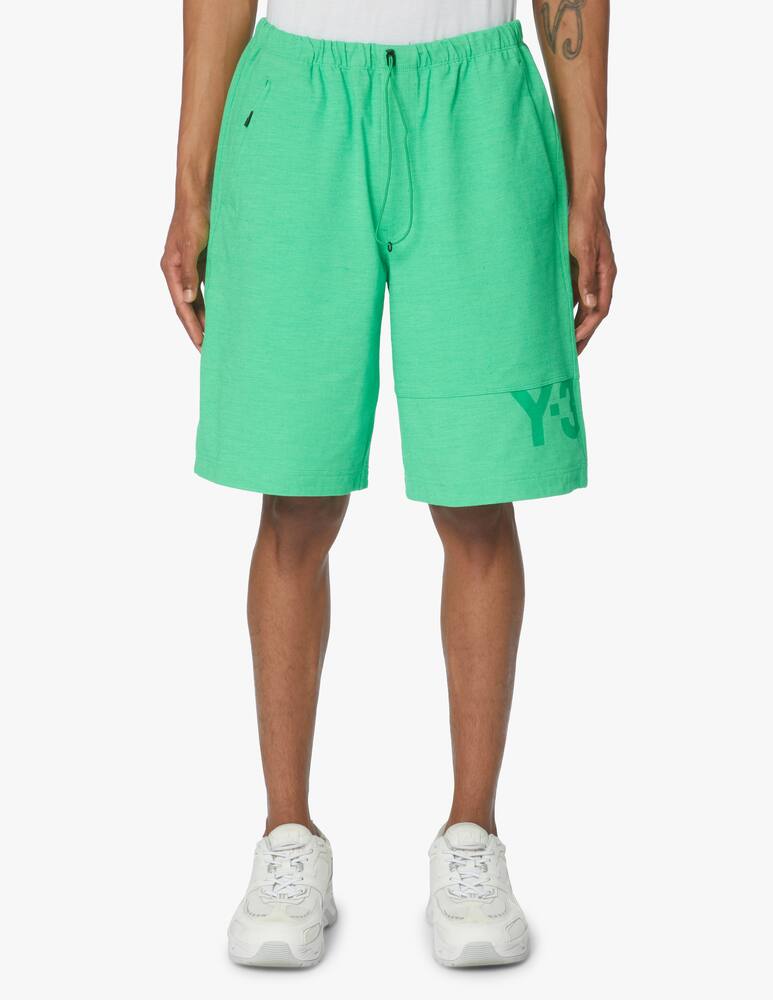 rinascente Adidas Y-3 Pantaloni corti classici heavy pique - verde