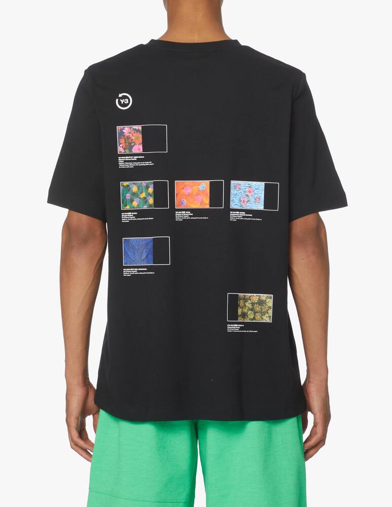 rinascente Adidas Y-3 T-shirt 20 years back printed - black