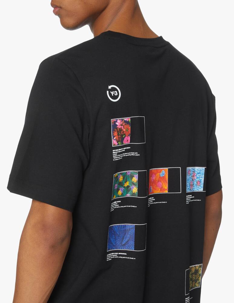 rinascente Adidas Y-3 T-shirt 20 years back printed - black