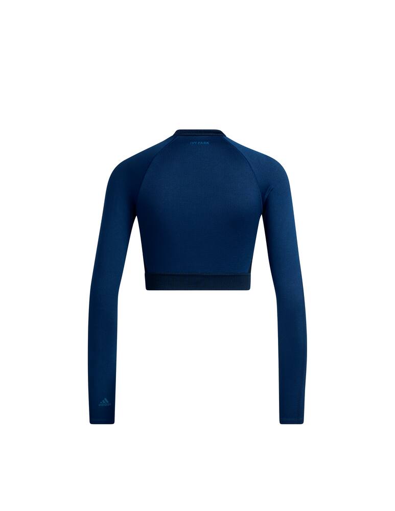 rinascente Adidas Originals Ivy Park crop top - blue