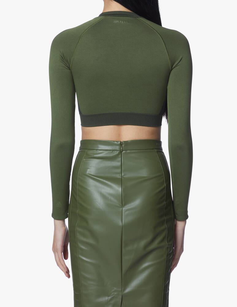 rinascente Adidas Originals Ivy Park crop top - green