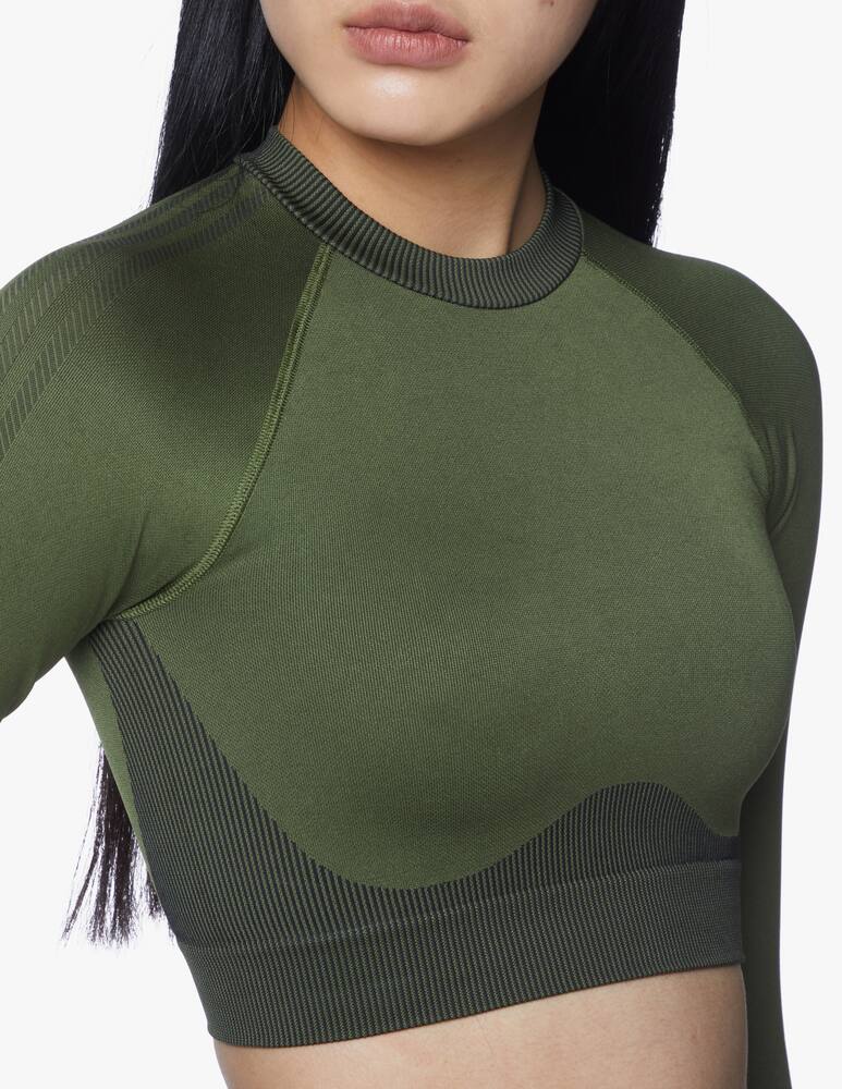 rinascente Adidas Originals Ivy Park crop top - green