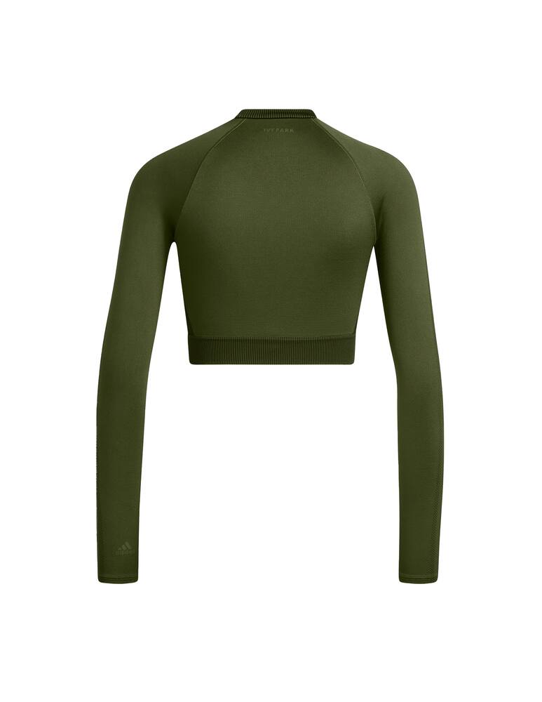 rinascente Adidas Originals Ivy Park crop top - green