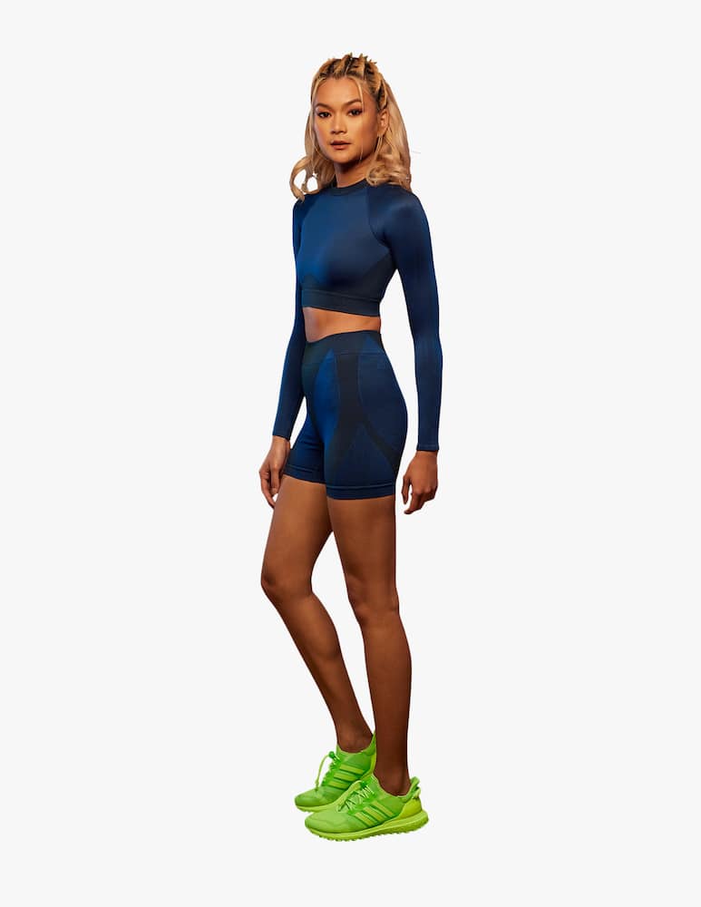 rinascente Adidas Originals Pataloncini aderenti Ivy Park - blu