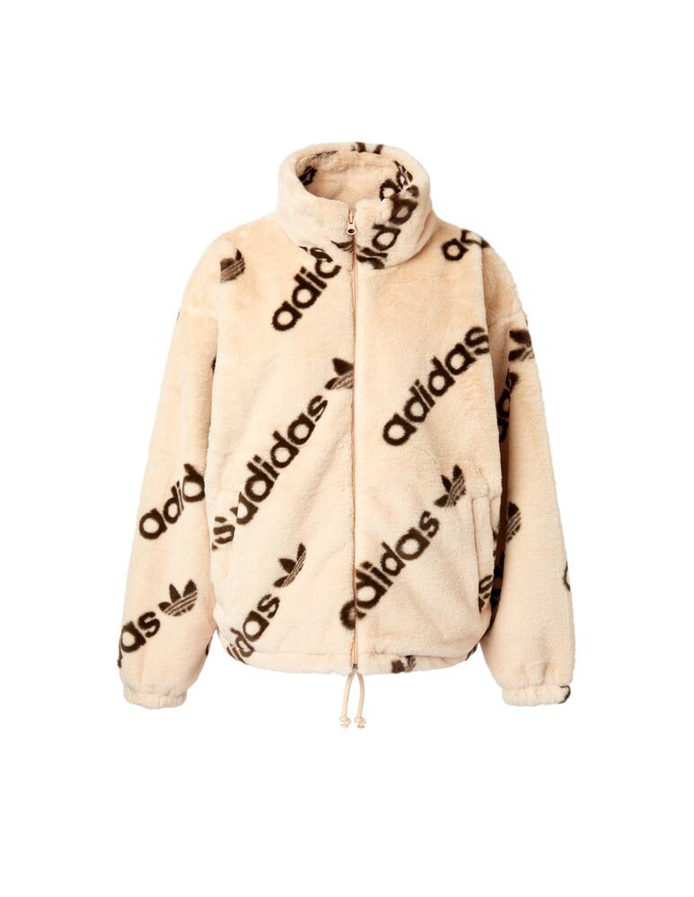 rinascente Adidas Originals Faux fur jacket - pink