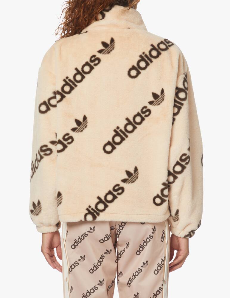 rinascente Adidas Originals Faux fur jacket - pink