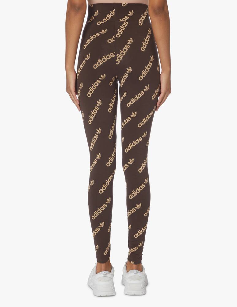 rinascente Adidas Originals Cotton sports leggings - brown