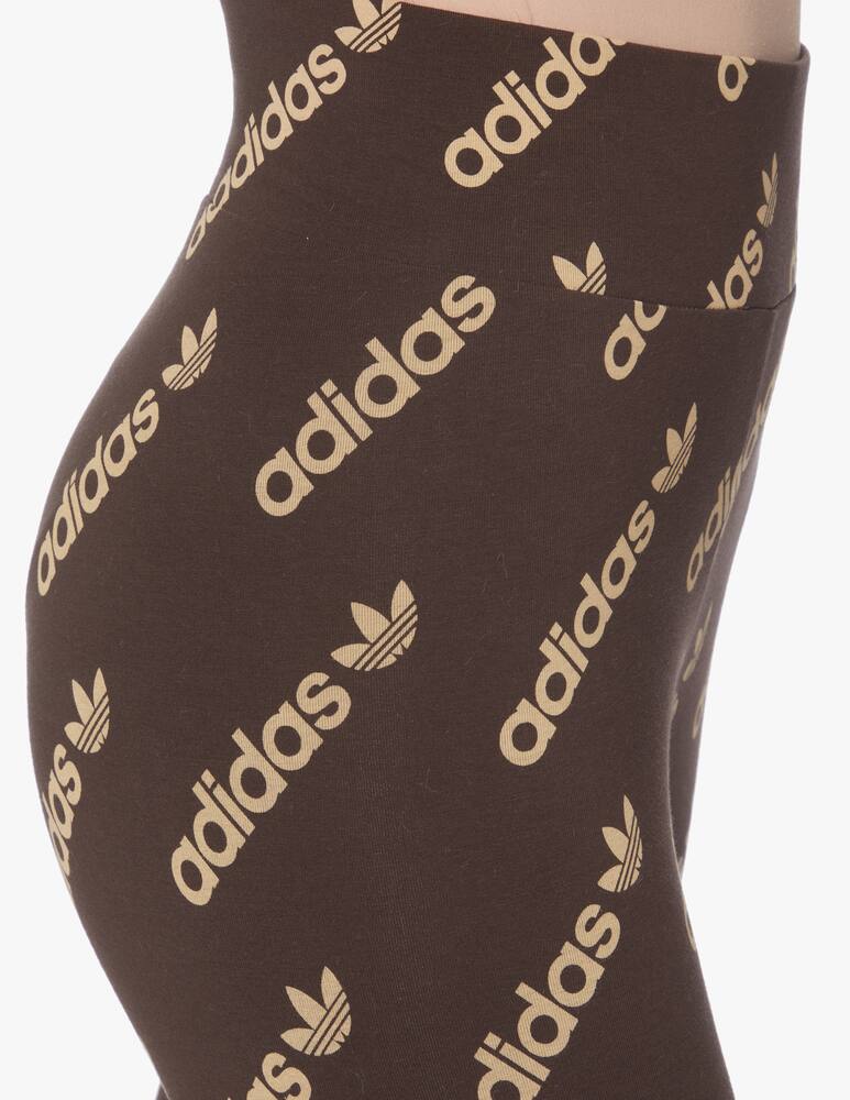rinascente Adidas Originals Cotton sports leggings - brown