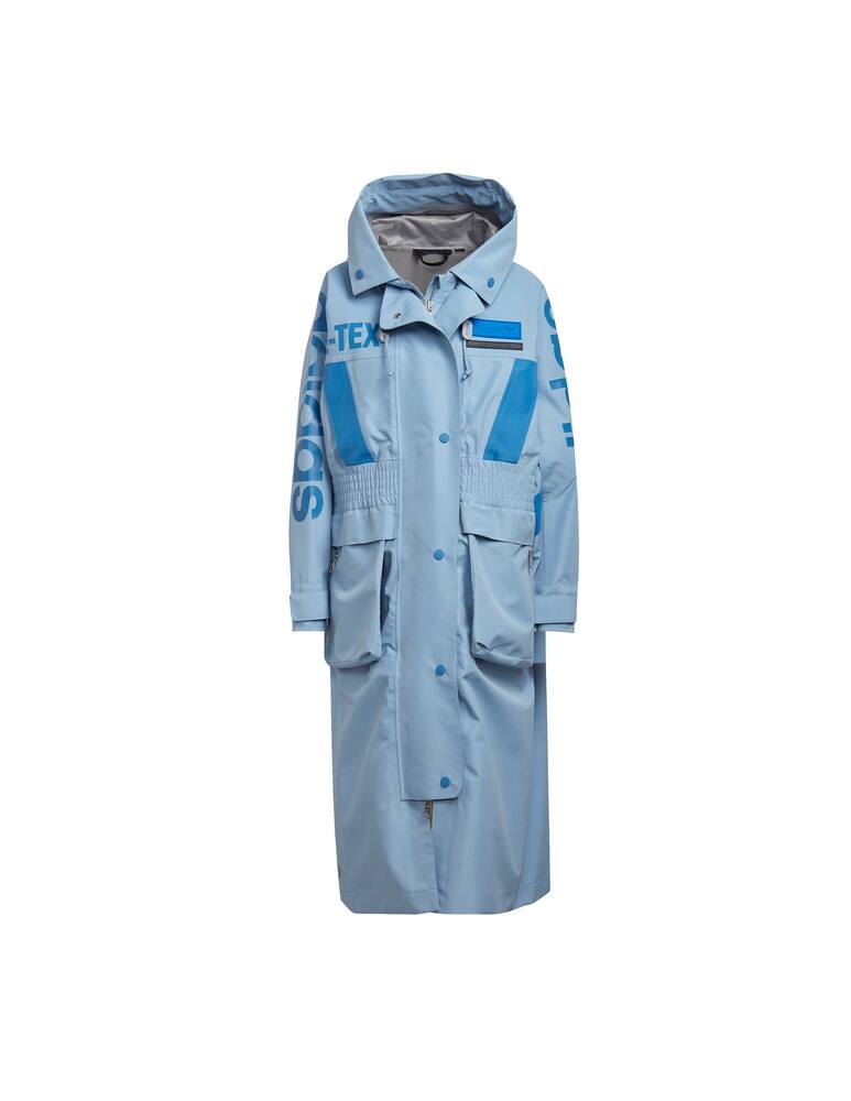 rinascente Adidas Originals Cappotto lungo sportivo - blu