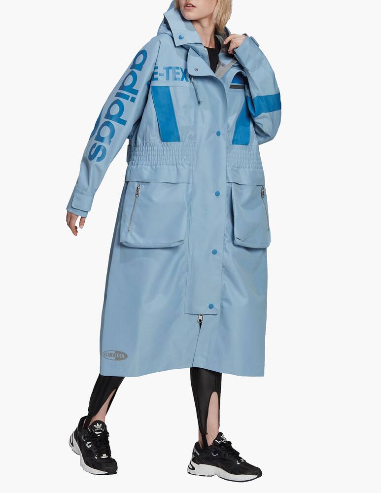 rinascente Adidas Originals Cappotto lungo sportivo - blu