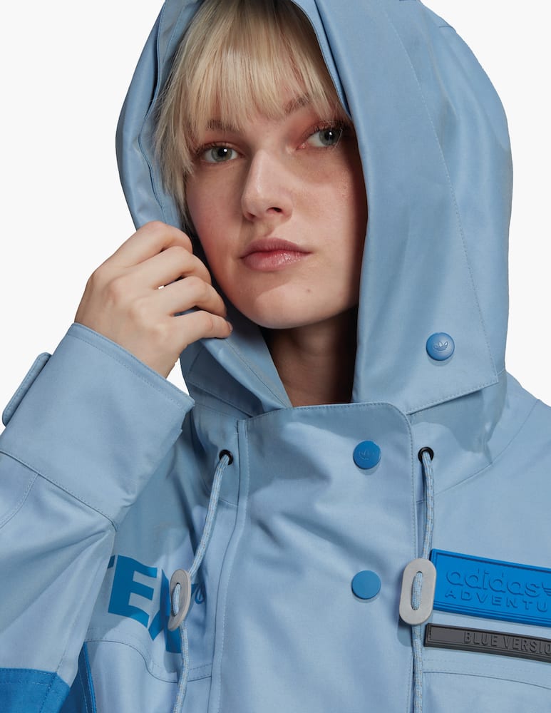 rinascente Adidas Originals Cappotto lungo sportivo - blu