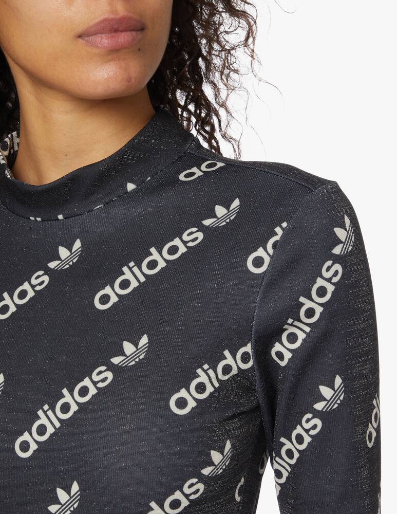 rinascente Adidas Originals Vestito corto con maniche lunghe - nero