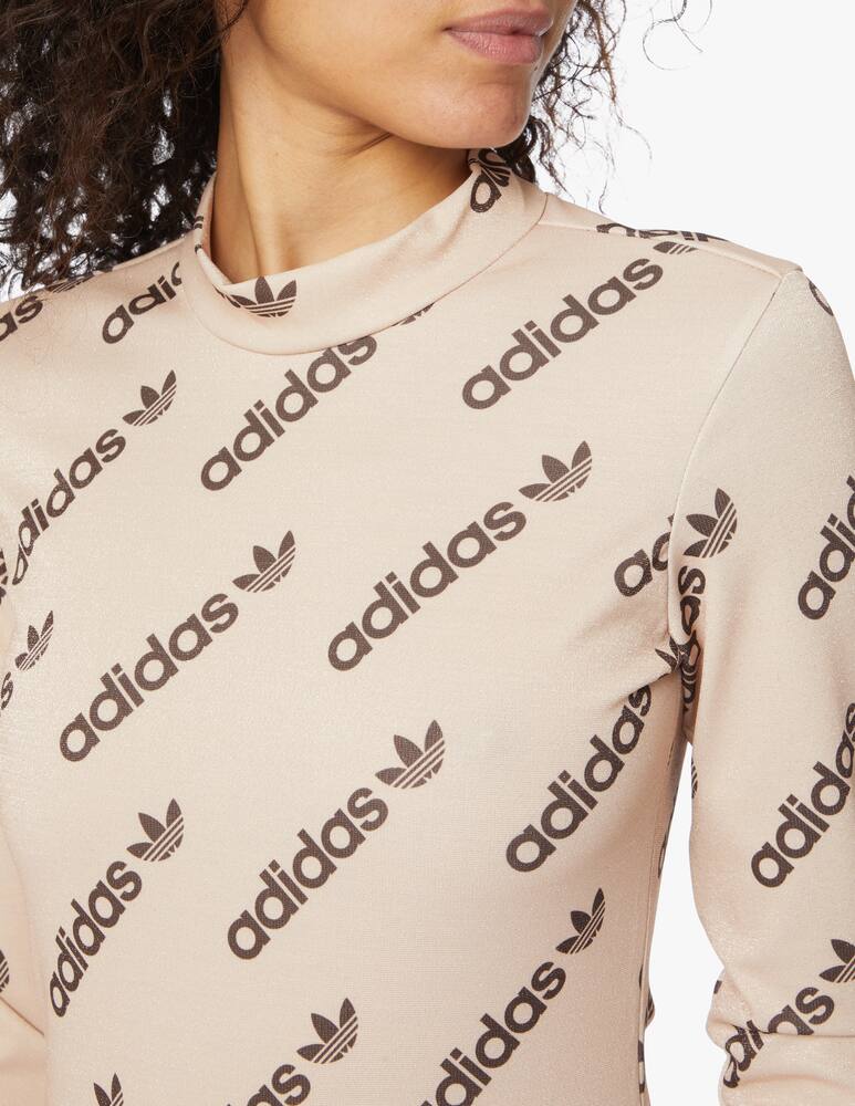 rinascente Adidas Originals Short dress with long sleeves - pink