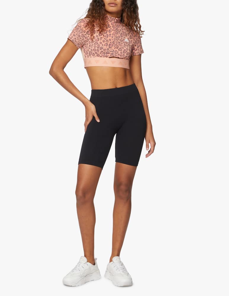 rinascente Adidas Originals T-shirt corta con zip Hyperglam