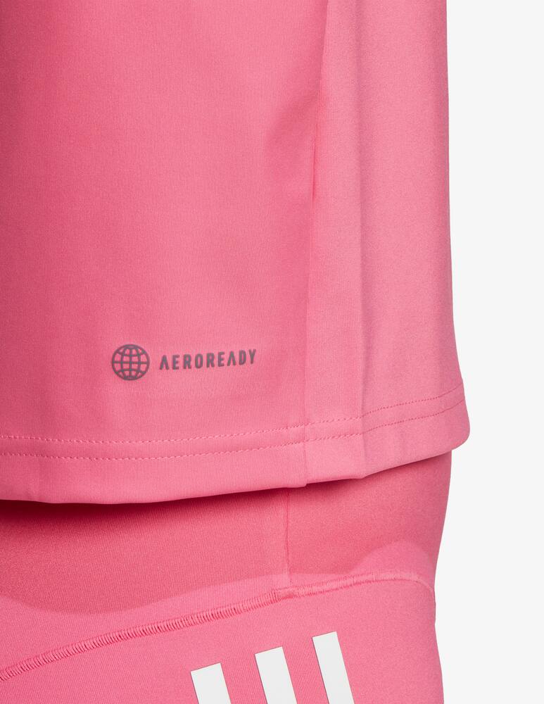 rinascente Adidas Originals Felpa con mini zip W HYGLM - Rosa