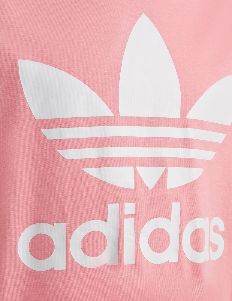 Adidas Originals T-shirt in cotone trefoil - Rosa - immagine 2 Adidas Originals T-shirt in cotone trefoil - Rosa - immagine 2