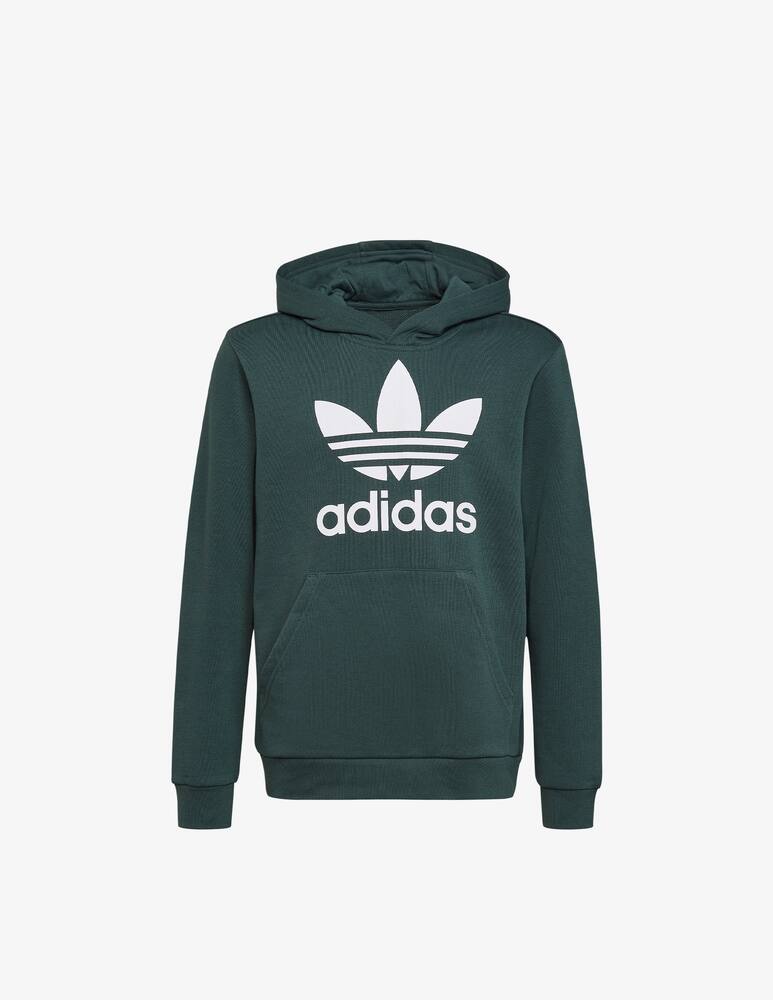 Adidas Originals Felpa in cotone trefoil - Verde - immagine 1 Adidas Originals Felpa in cotone trefoil - Verde - immagine 1