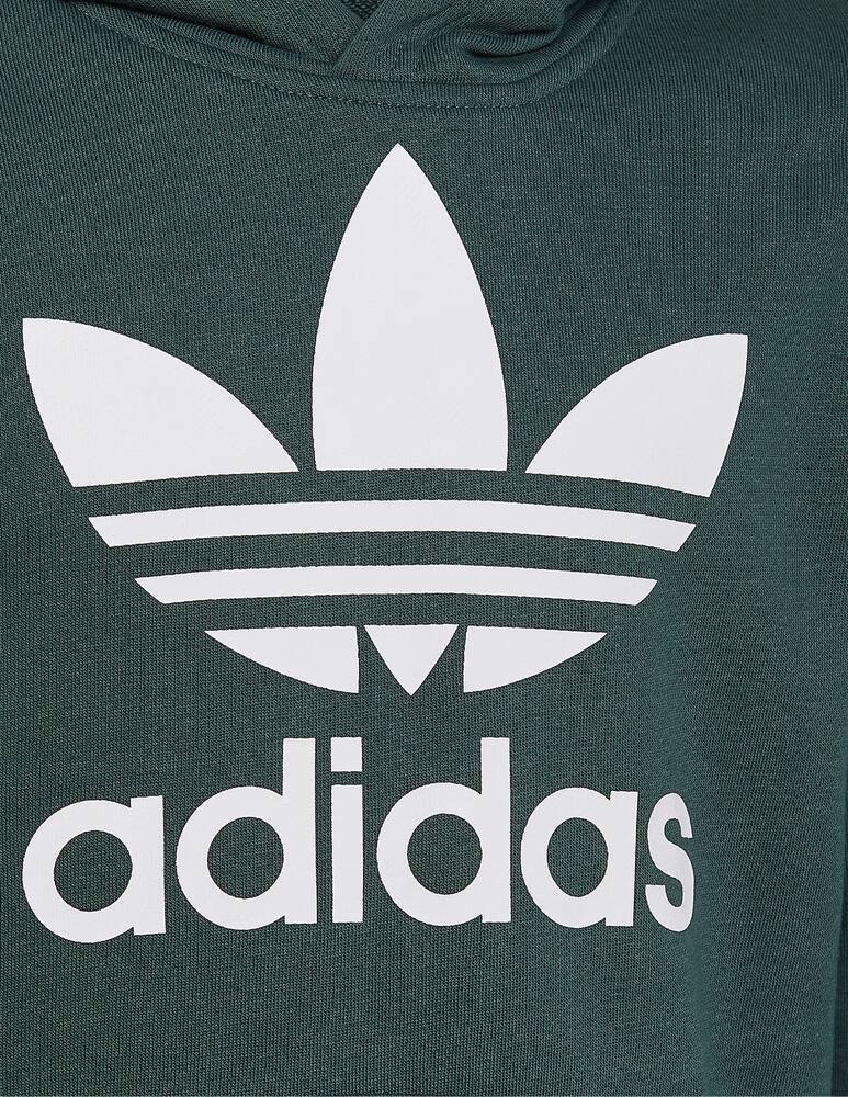 Adidas Originals Felpa in cotone trefoil - Verde - immagine 4 Adidas Originals Felpa in cotone trefoil - Verde - immagine 4