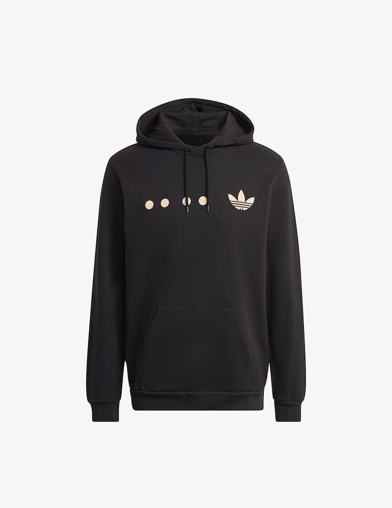 rinascente Adidas Originals Felpa con cappuccio con logo - Nero