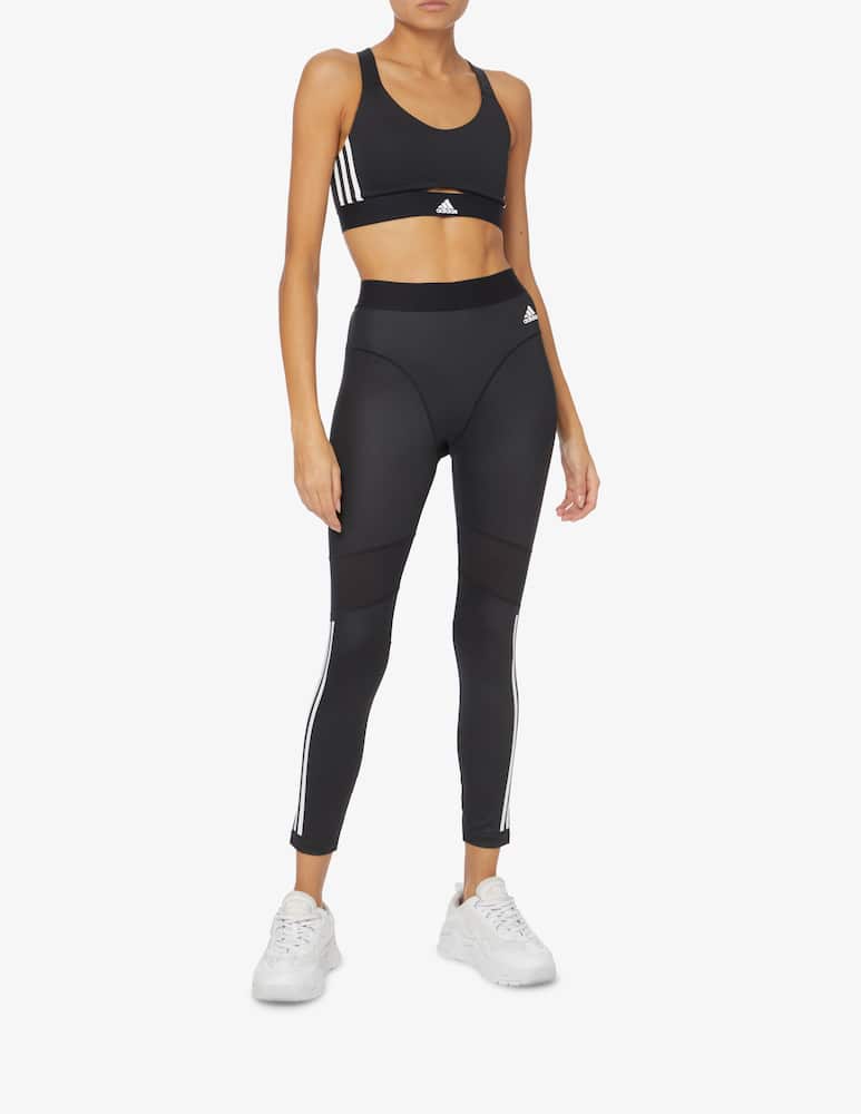 rinascente Adidas Originals Leggings 7/8 Hyperglam 3 stripes - Nero