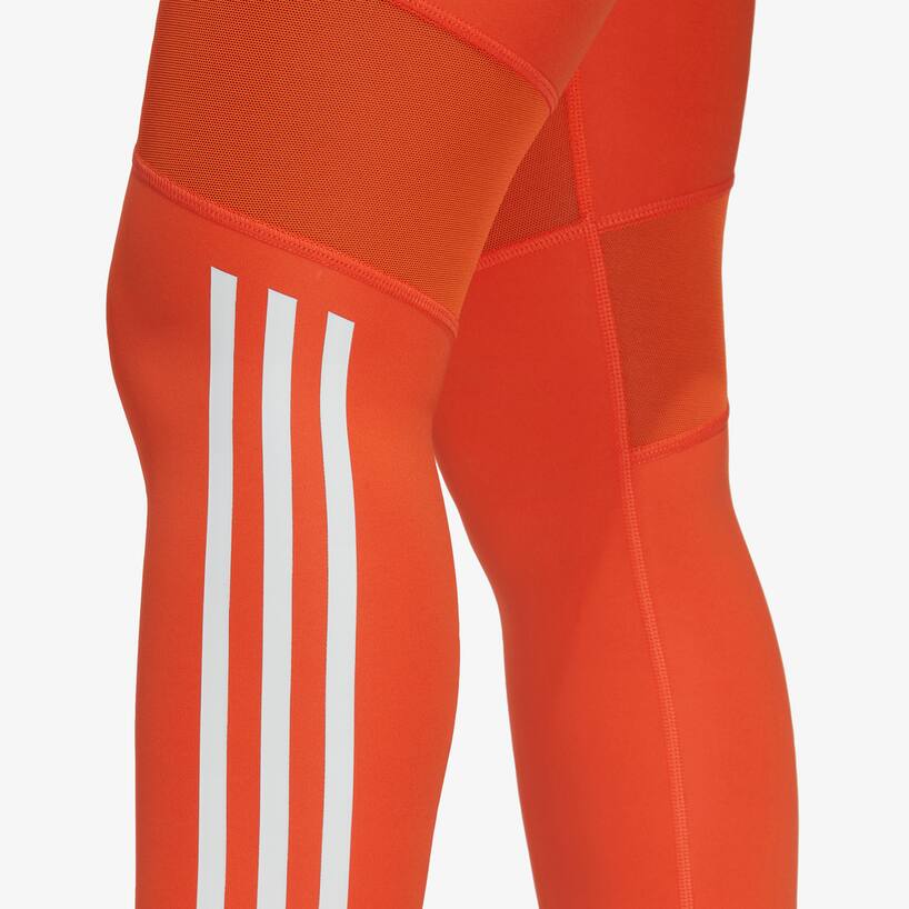 rinascente Adidas Originals 7/8 Hyperglam 3 stripes leggings - Orange