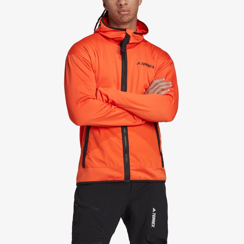 rinascente Adidas Performance Txfleece hooded jacket - Orange