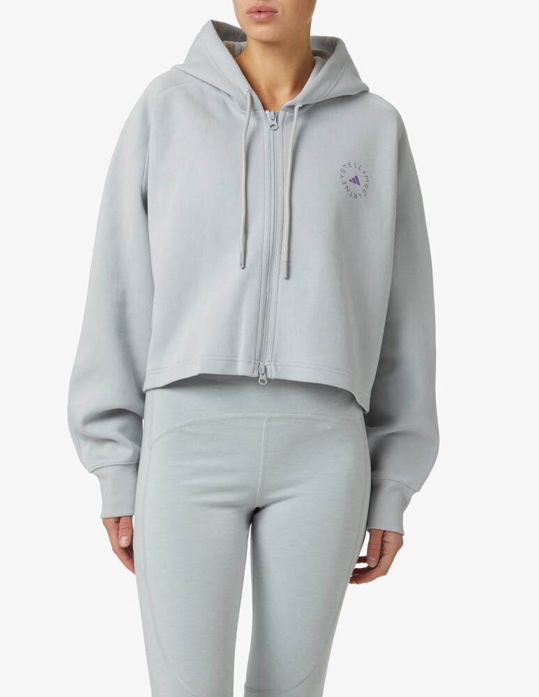 Adidas Stella McCartney Felpa in cotone - Grigio - immagine 1 Adidas Stella McCartney Felpa in cotone - Grigio - immagine 1