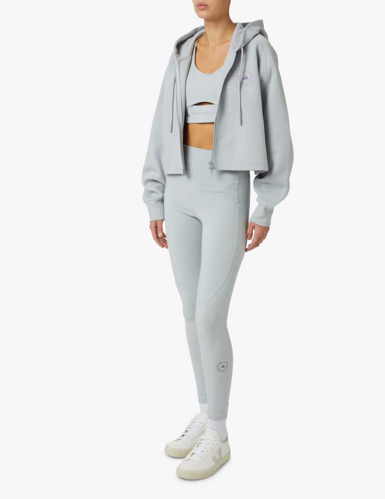 rinascente Adidas Stella McCartney Felpa in cotone - Grigio