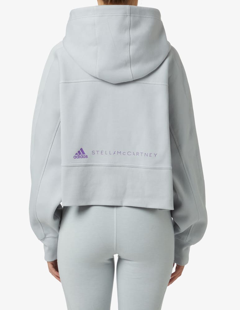 Adidas Stella McCartney Felpa in cotone - Grigio - immagine 3 Adidas Stella McCartney Felpa in cotone - Grigio - immagine 3