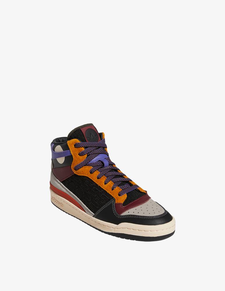 rinascente Adidas Originals Fourm mid patchwork sneakers - Orange