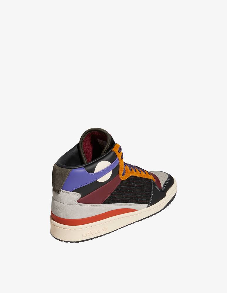 rinascente Adidas Originals Fourm mid patchwork sneakers - Orange