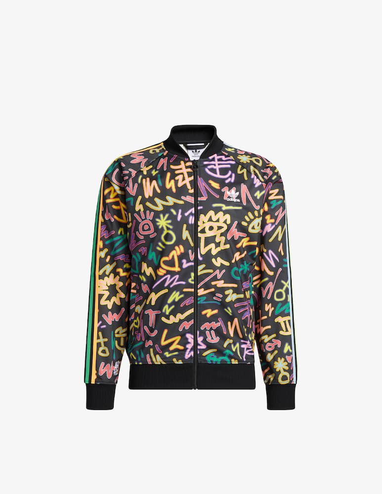 rinascente Adidas Originals Felpa acetata collo bomber pride - multicolor