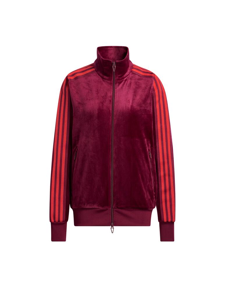 rinascente Adidas Originals Ivy Park velour jacket - red
