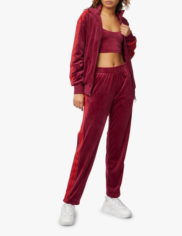 rinascente Adidas Originals Ivy Park velour jacket - red