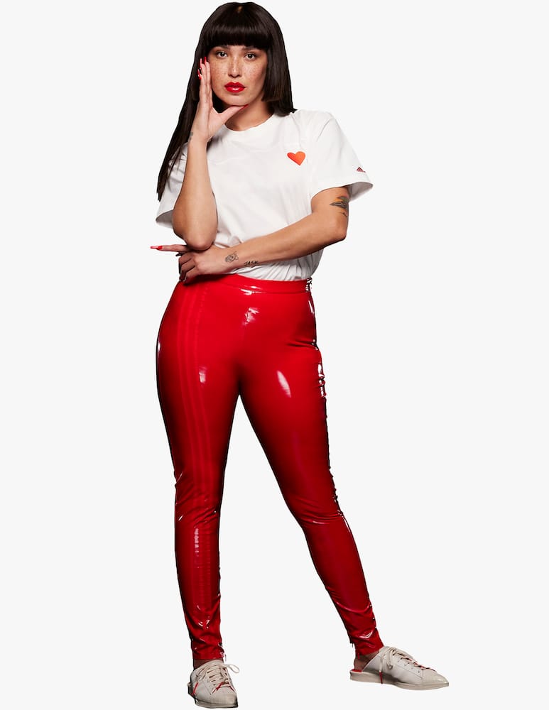 Adidas Originals Pantaloni in latex Ivy Park - rosso - immagine 1 Adidas Originals Pantaloni in latex Ivy Park - rosso - immagine 1